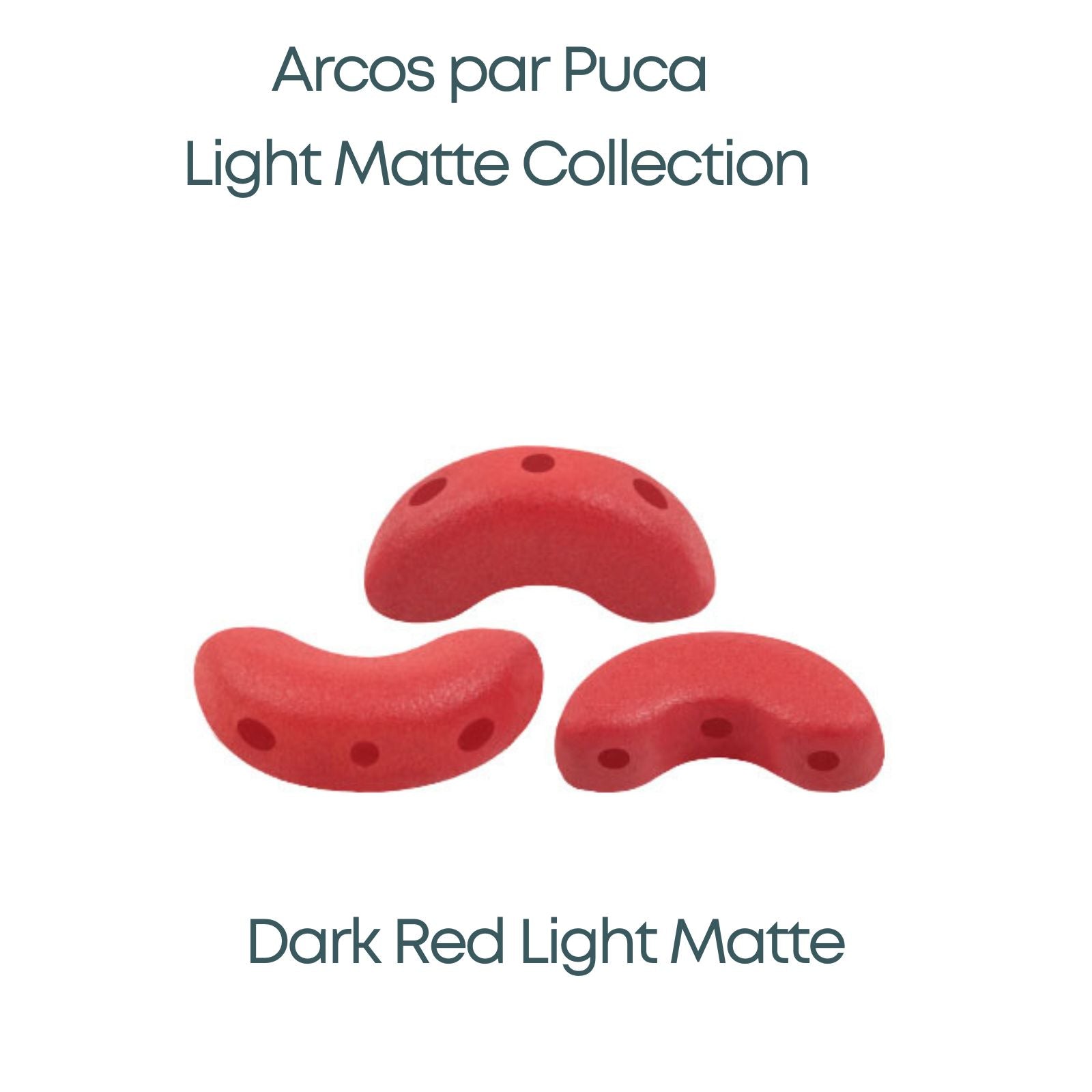 Arcos par Puca Beads, Light Matte Collection, 8 Colors