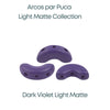 Arcos par Puca Beads, Light Matte Collection, 8 Colors