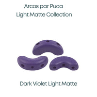 Arcos par Puca Beads, Light Matte Collection, 8 Colors