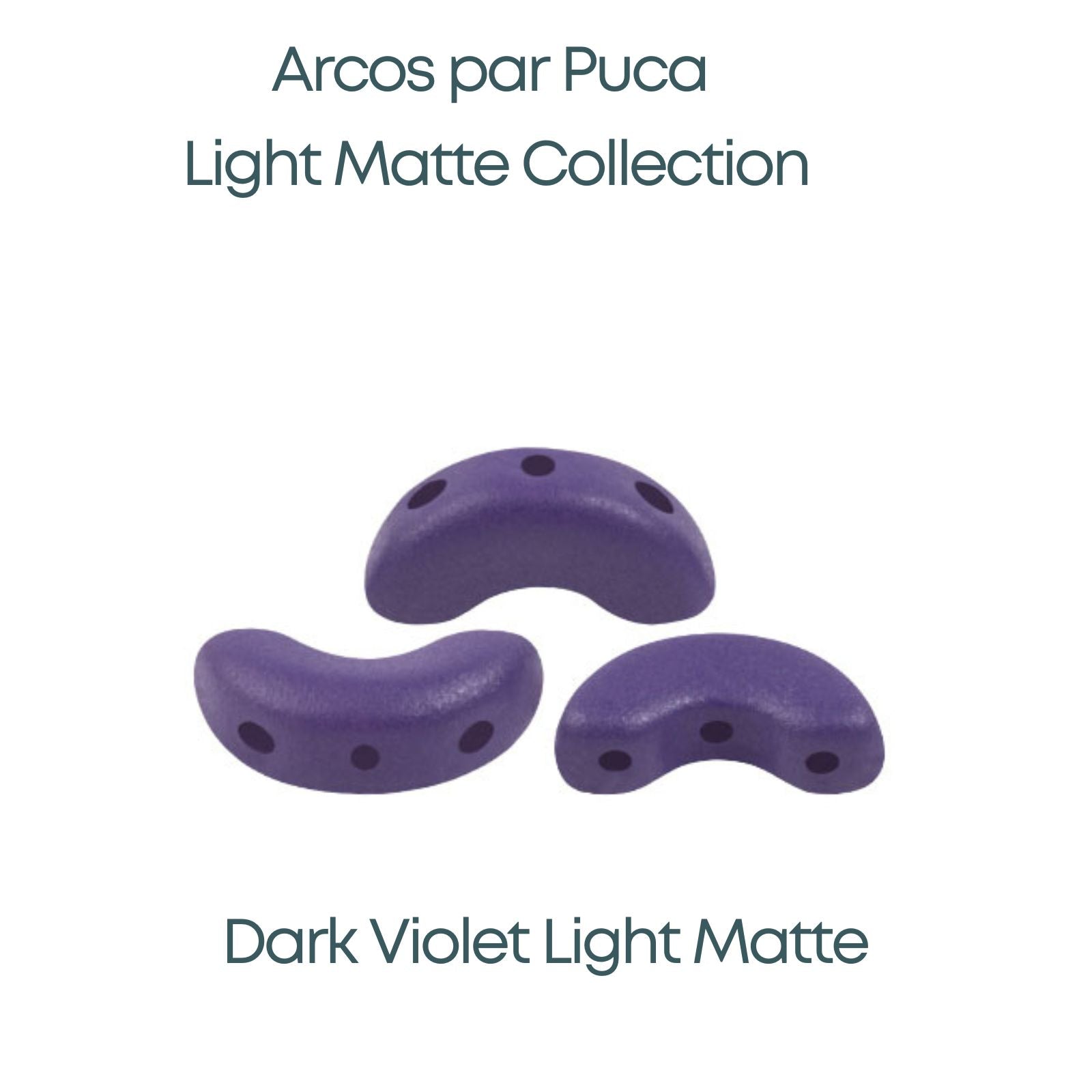 Arcos par Puca Beads, Light Matte Collection, 8 Colors