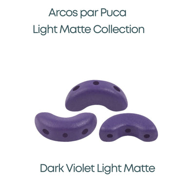 Arcos par Puca Beads, Light Matte Collection, 8 Colors