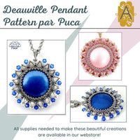 Deauville Pendant Pattern par Puca - The Argus Collection