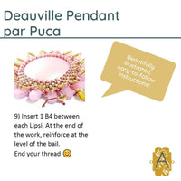 Deauville Pendant Pattern par Puca - The Argus Collection