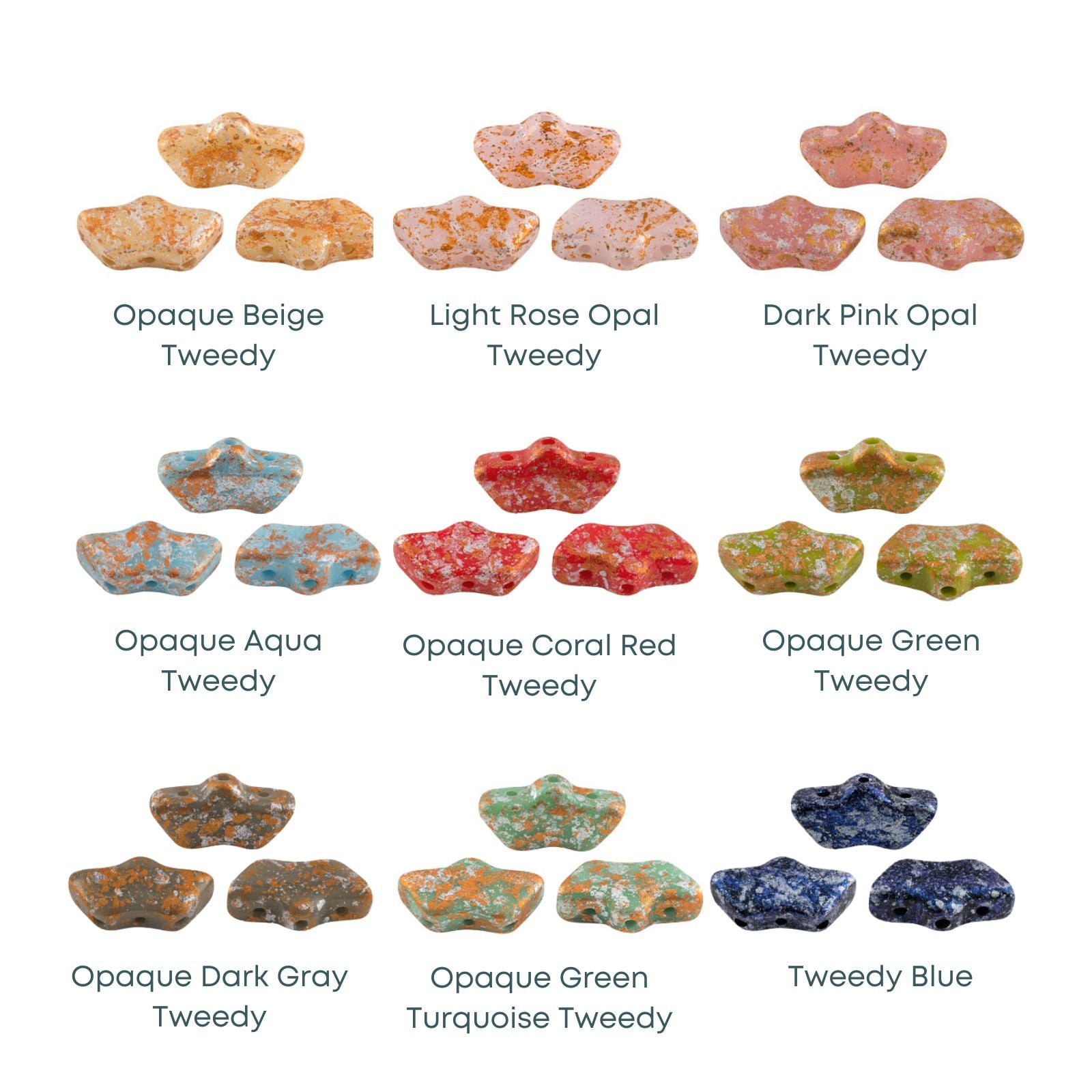 Delos Beads par Puca, Tweedy, 5g & 20g