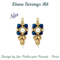 Diane Earrings Bead Kits, 8 Colors