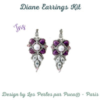 Diane Earrings Bead Kits, 8 Colors