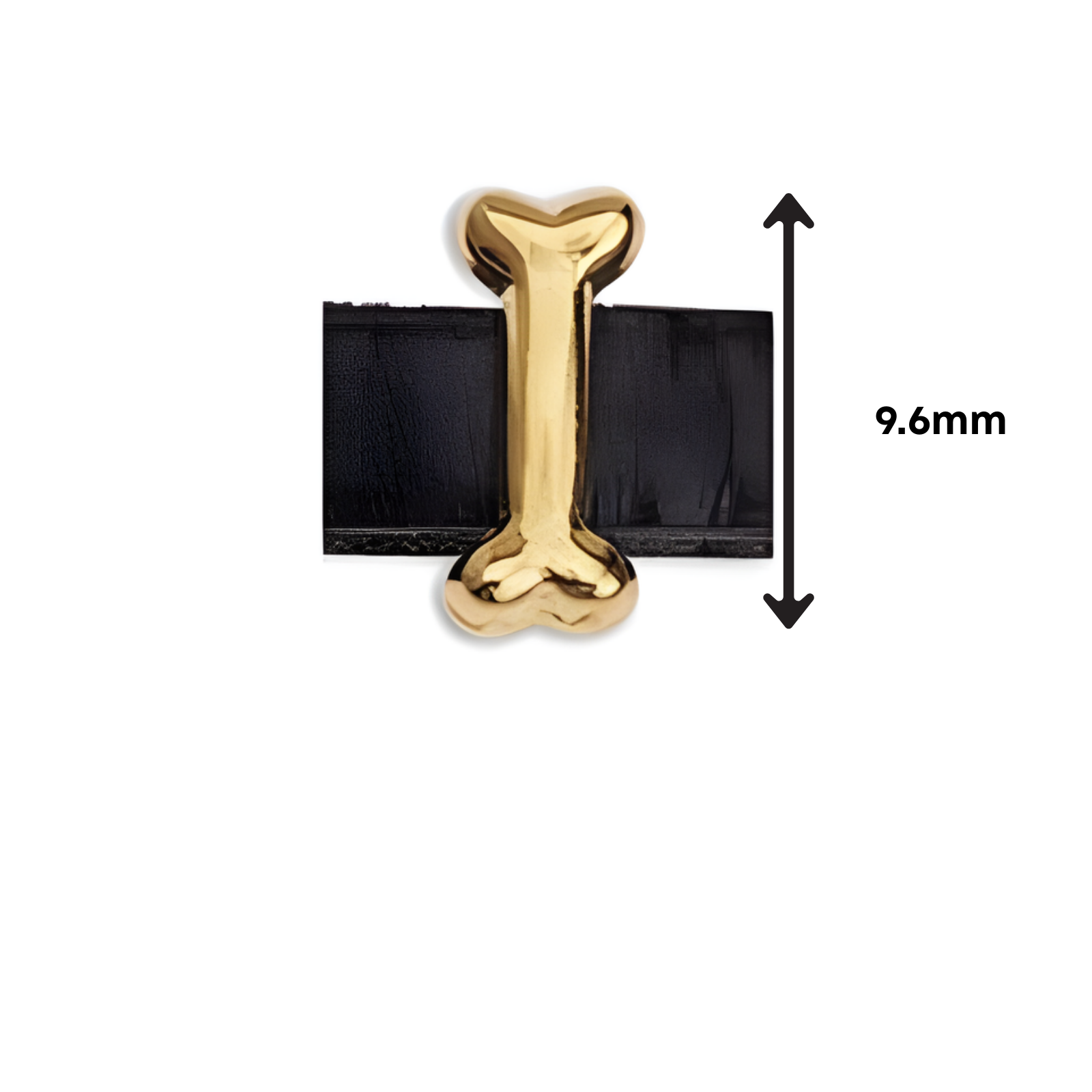 Dog Bone Slider, for 5mm Flat Leather or Cork