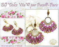 Dolce Vita Earrings Pattern par Puca - The Argus Collection