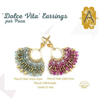 Dolce Vita Earrings Pattern par Puca - The Argus Collection