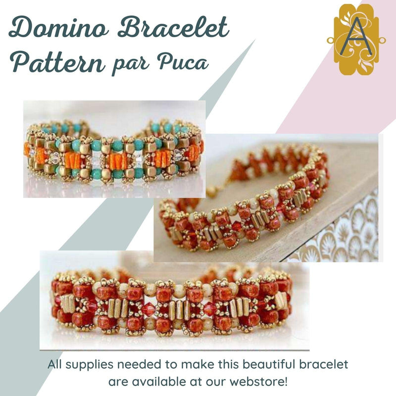 Domino Bracelet Pattern par Puca - The Argus Collection