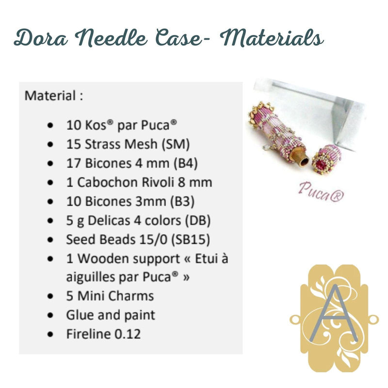 Dora Needle Case Pattern par Puca - The Argus Collection