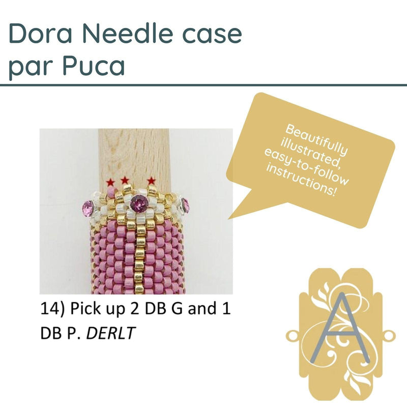 Dora Needle Case Pattern par Puca - The Argus Collection