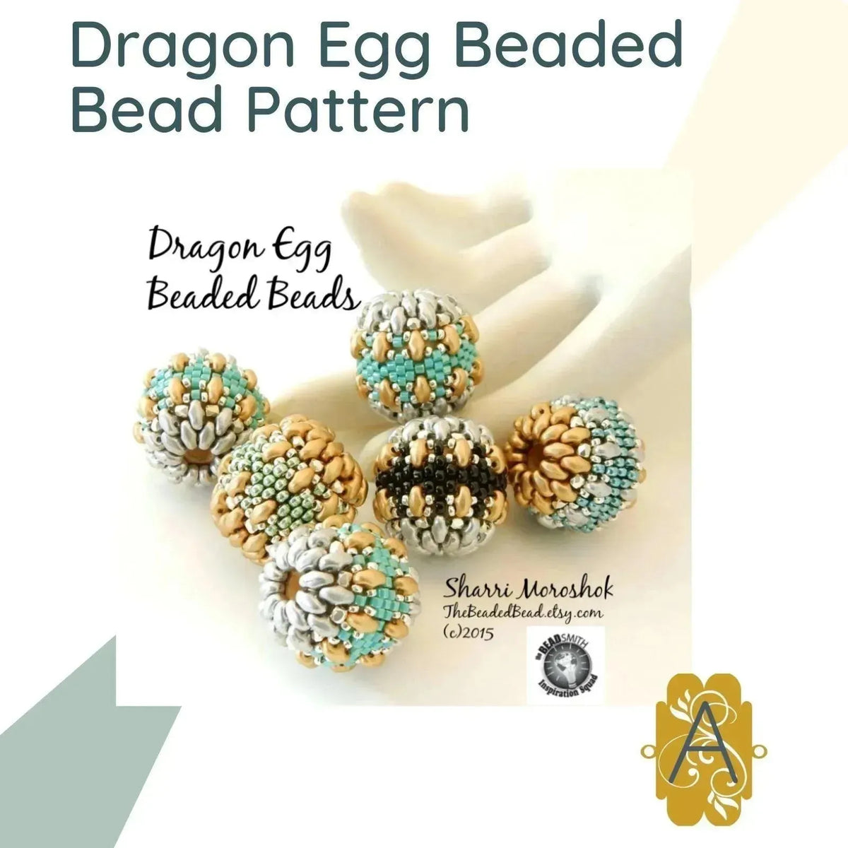 Dragon Egg Beaded Beads, by Sharri Moroshok - The Argus Collection