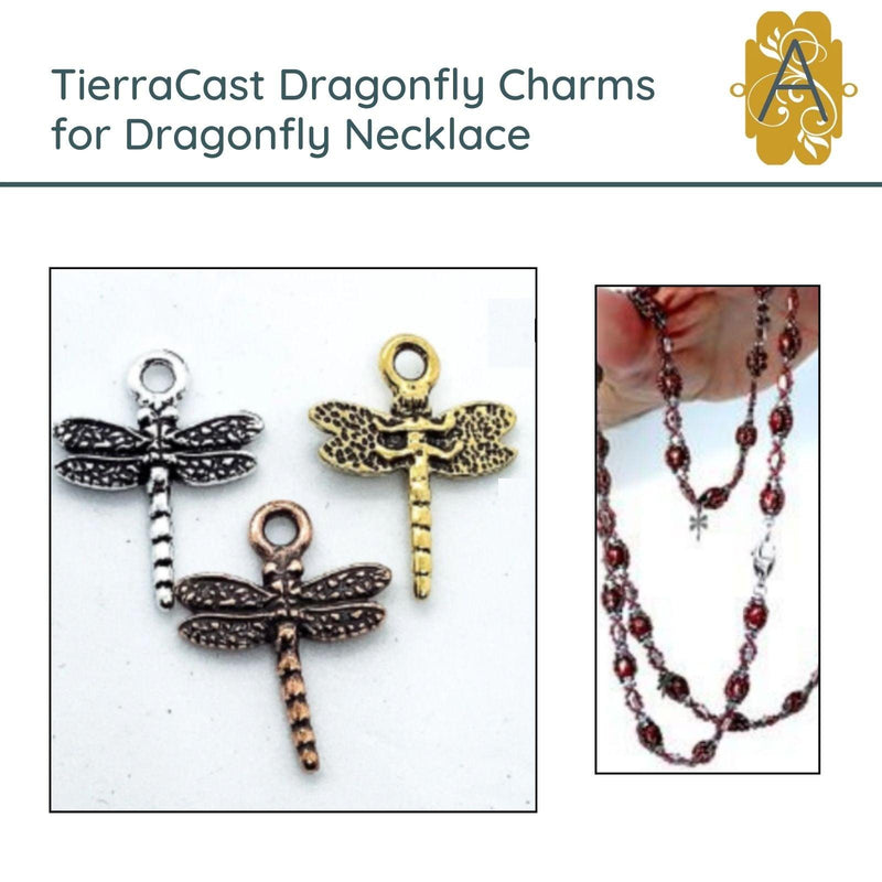 Dragonfly Necklace Pattern par Puca - The Argus Collection