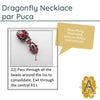 Dragonfly Necklace Pattern par Puca - The Argus Collection