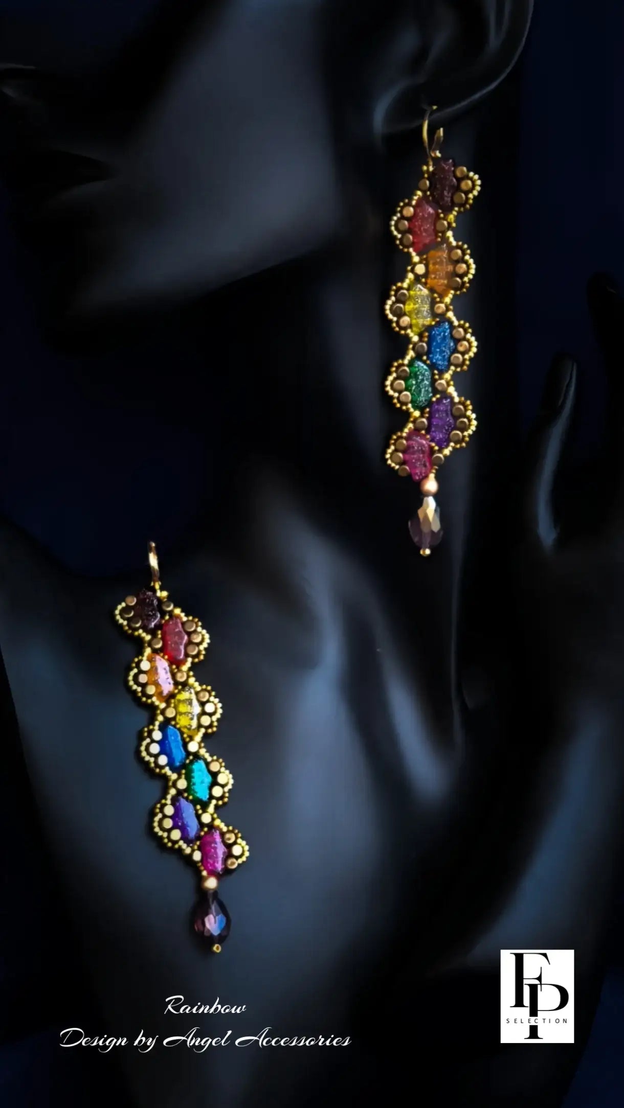 Rainbow Earrings Pattern by Angel Accessories - Rainbow Earrings Pattern by Angel Accessories - Default Title , The Argus Collection
