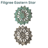 Filigree Eastern Star, 2 Finishes - The Argus Collection