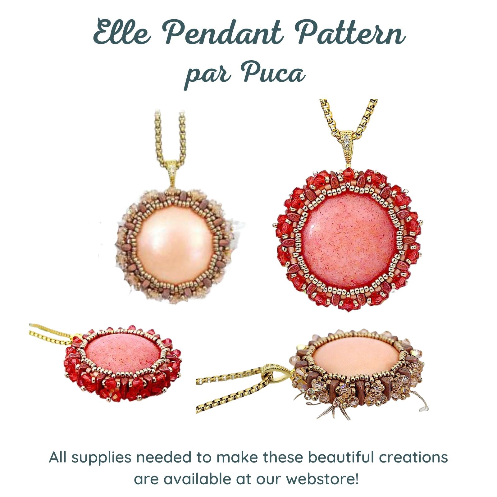 Elle Pendant Pattern par Puca