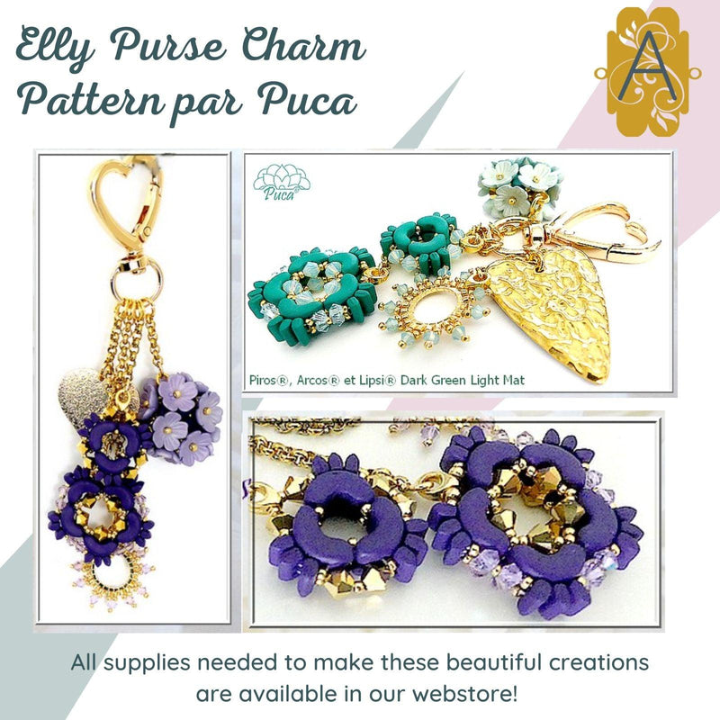 Elly Purse Charms Pattern par Puca - The Argus Collection