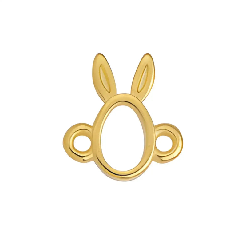 ElysianBunnyConnector-24KGoldPlatedExample - The Argus Collection
