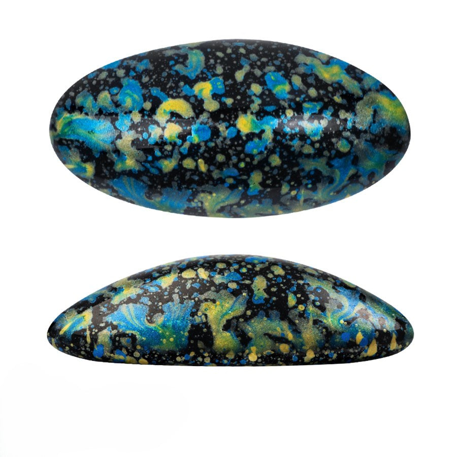 Athos-3 hole Beads par Puca, Enamel, 2 pcs & 10 pcs