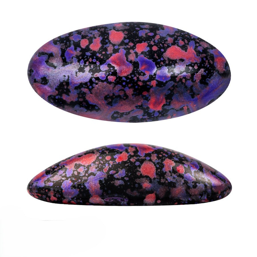 Athos-3 hole Beads par Puca, Enamel, 2 pcs & 10 pcs