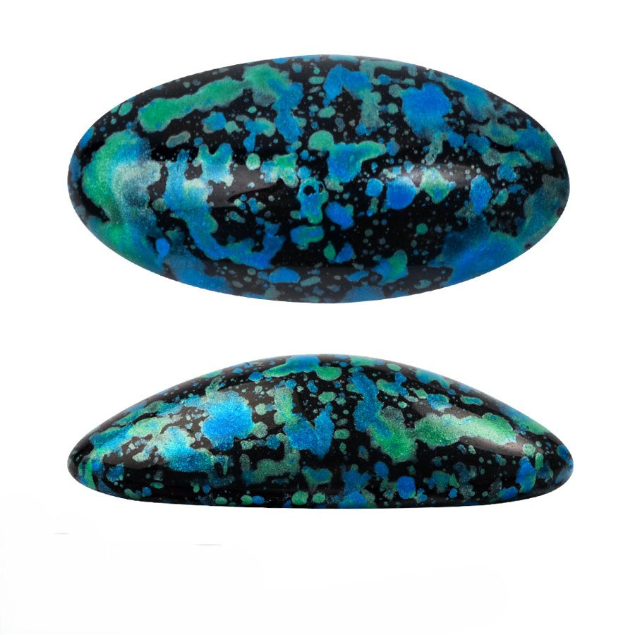 Athos-3 hole Beads par Puca, Enamel, 2 pcs & 10 pcs