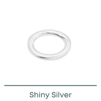 Euro Small Oval Jump Rings, 22 Gauge, 55 Pcs