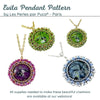 Cabochons par Puca, 25mm, Black Stony Collection, 10 Colors - The Argus Collection