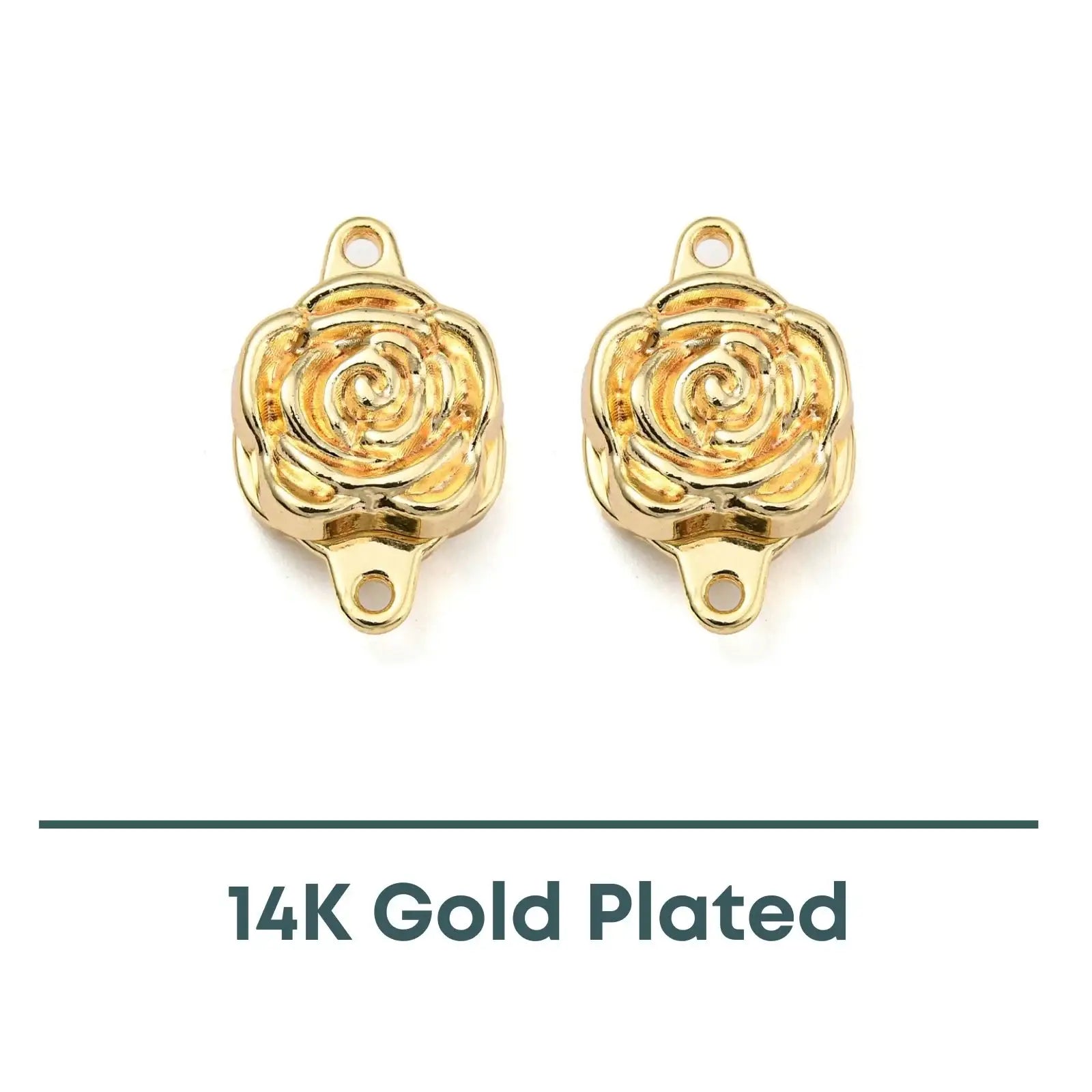 Petite Flower, 1-Strand Magnetic Clasp, 2 Finishes - The Argus Collection