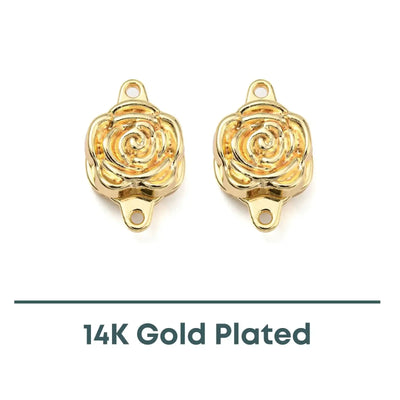 Petite Flower, 1-Strand Magnetic Clasp, 2 Finishes - The Argus Collection