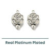 Petite Flower, 1-Strand Magnetic Clasp, 2 Finishes - The Argus Collection