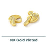 Nouveau Swirl, Cubic Zirconia, 2-Strand Foldover Clasp - The Argus Collection