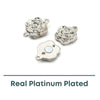 Petite Flower, 1-Strand Magnetic Clasp, 2 Finishes - The Argus Collection