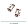 Branches 3-Strand Magnetic Clasp, 1 or 5 Pieces - The Argus Collection