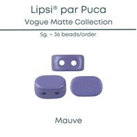 Lipsi par Puca, 5g, Vogue Matte Collection, 11 Colors - The Argus Collection