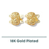 Lacey 2-Strand Box Clasp with Heart Motif, 1 Piece - The Argus Collection
