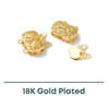 Lacey 2-Strand Box Clasp with Heart Motif, 1 Piece - The Argus Collection