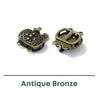 Lacey 2-Strand Box Clasp with Heart Motif, 1 Piece - The Argus Collection