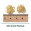 Lacey 2-Strand Box Clasp with Heart Motif, 1 Piece - The Argus Collection