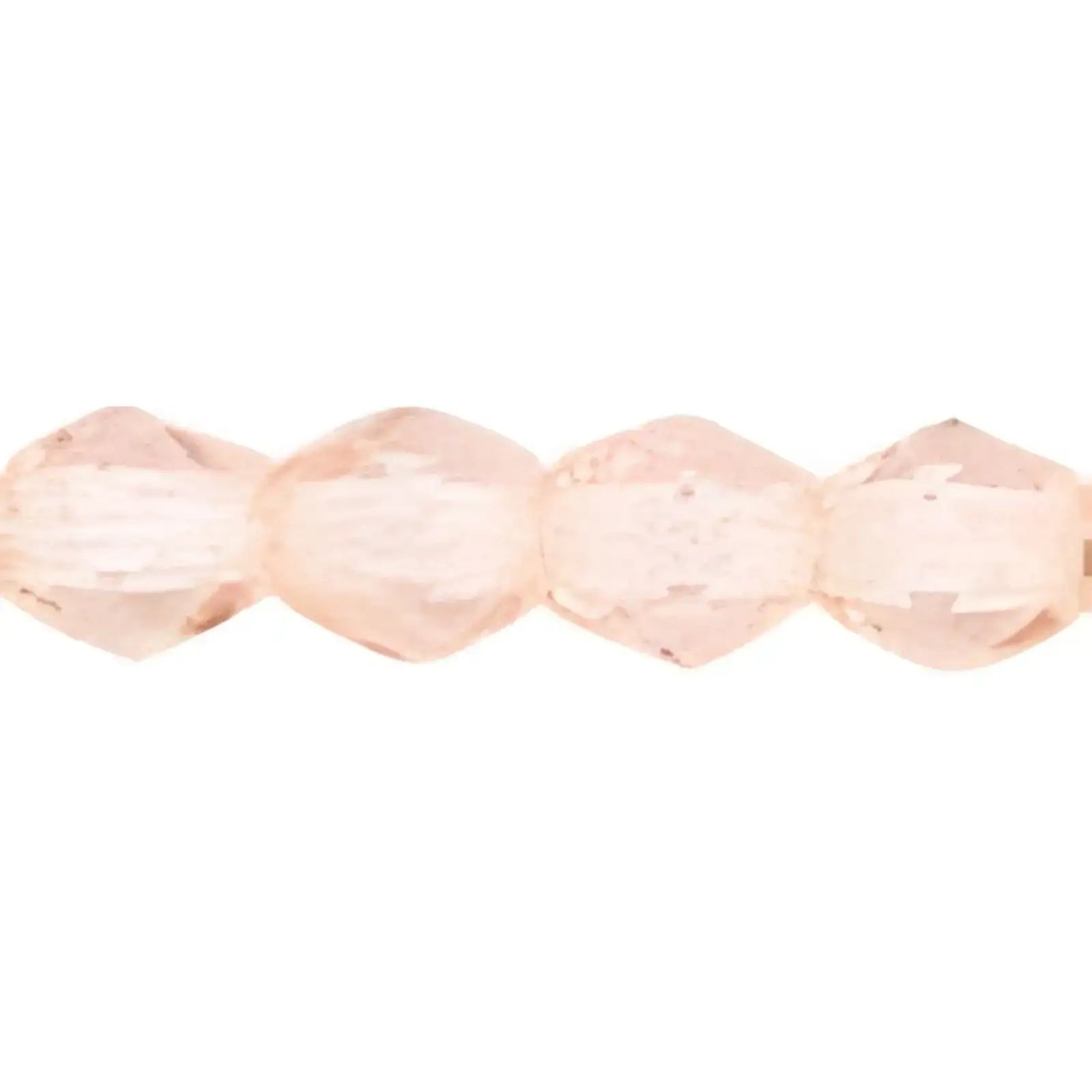 Fire Polish Beads, 3mm, Rosaline, 50 pieces - The Argus Collection