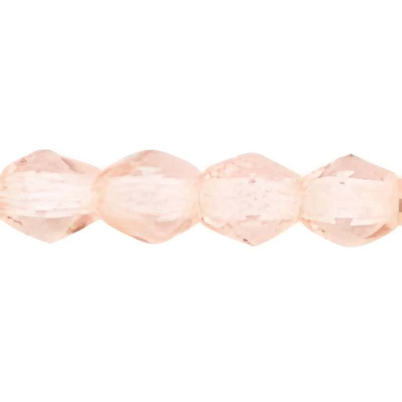 Fire Polish Beads, 3mm, Rosaline, 50 pieces - The Argus Collection