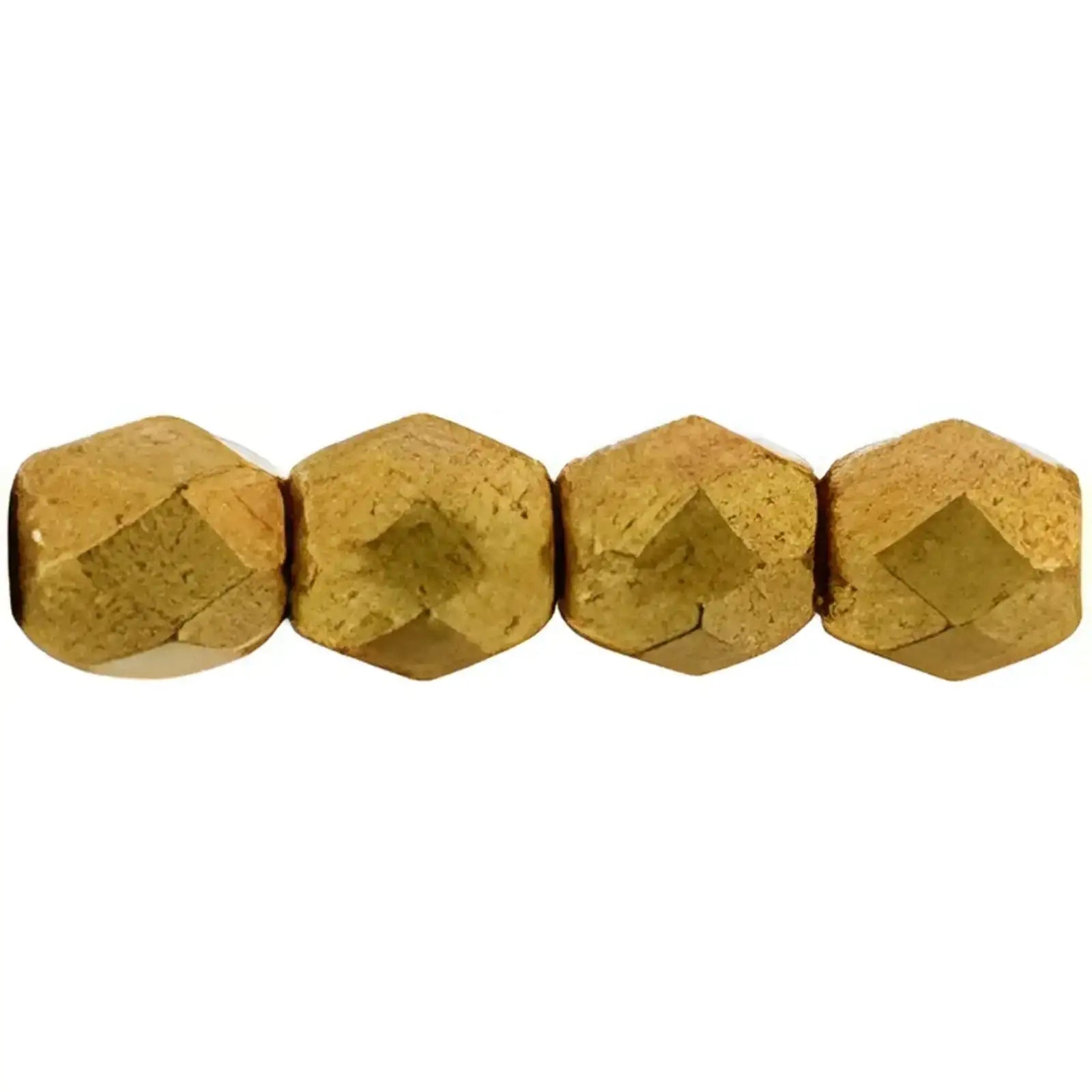 Fire Polish Beads, 3mm, Saturated Metallic Flame, 50 pieces - The Argus Collection