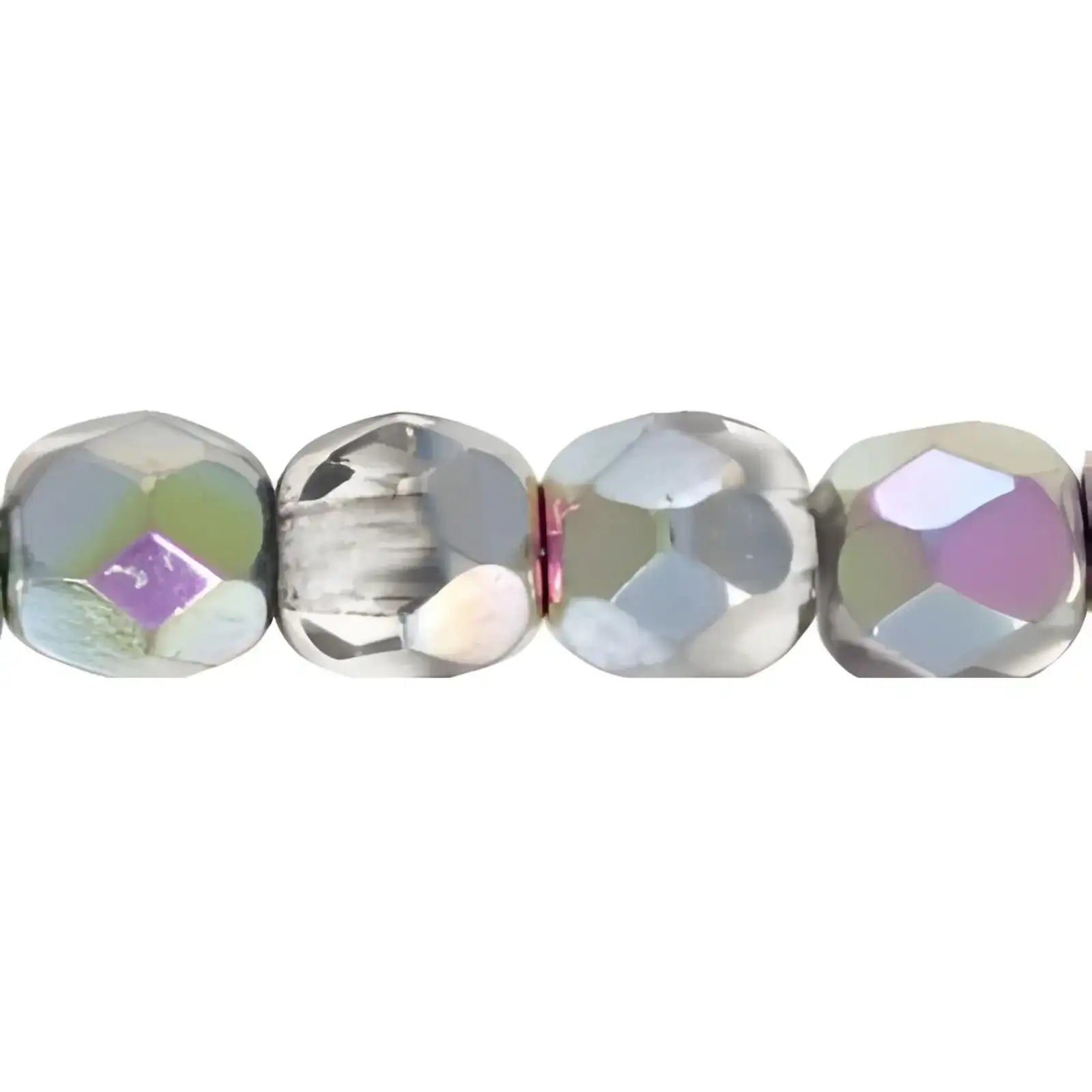 Fire Polish Beads, 3mm, Sakura, 50 pieces - The Argus Collection