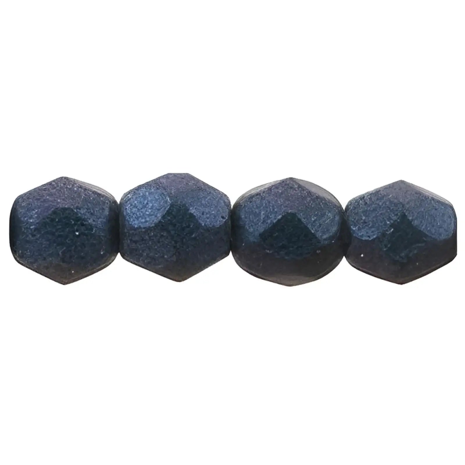 Fire Polish Beads, 4mm, Polychrome Indigo Orchid, 50 pieces - The Argus Collection