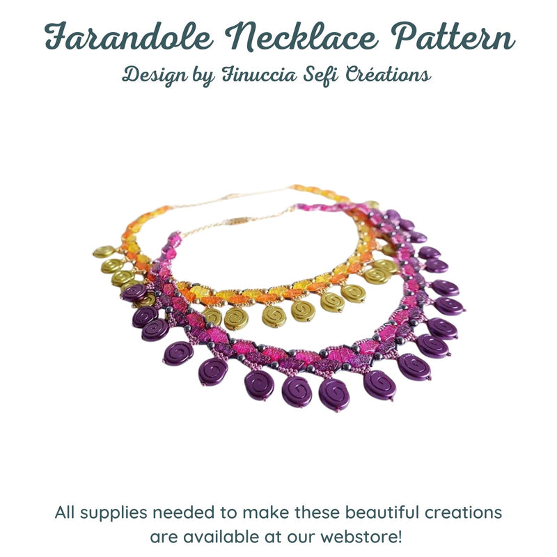 Farandole Necklace Pattern by Finuccia Sefi Créations - Farandole Necklace Pattern by Finuccia Sefi Créations - Default Title , The Argus Collection