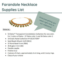 Farandole Necklace Pattern by Finuccia Sefi Créations - Farandole Necklace Pattern by Finuccia Sefi Créations - Default Title , The Argus Collection