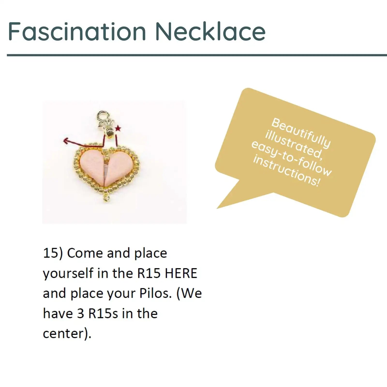 Fascination Necklace Pattern par Puca - The Argus Collection