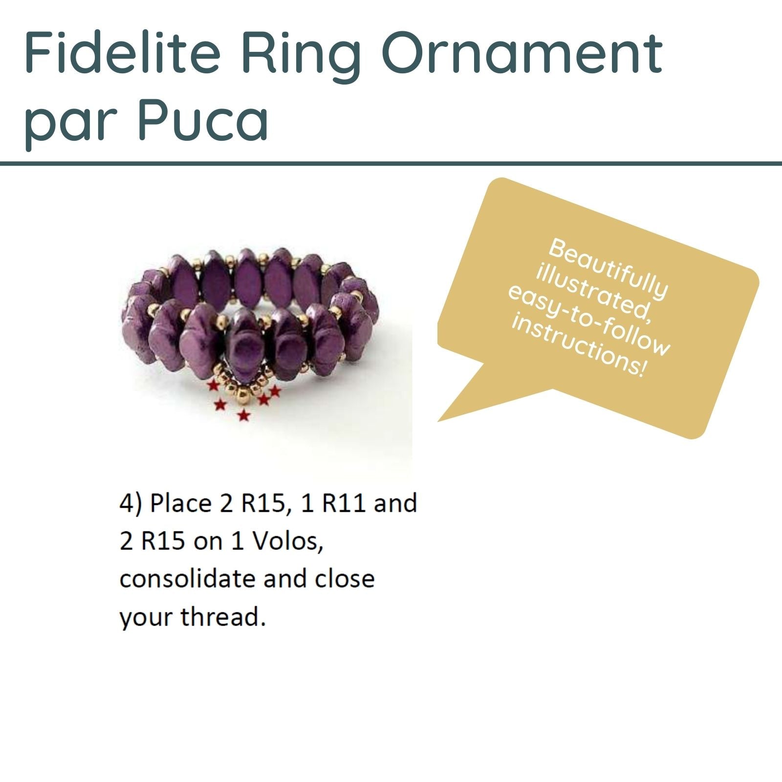 Fidelite Ring Pattern Par Puca