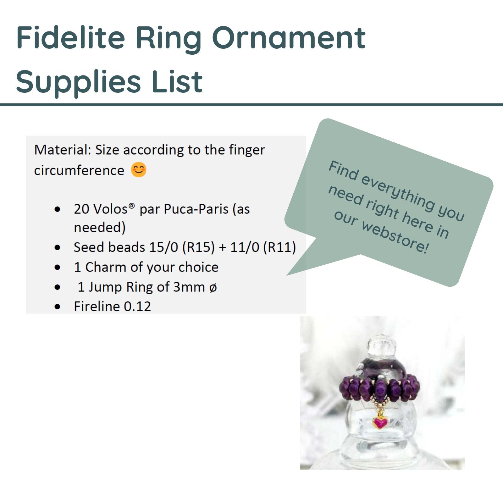 Fidelite Ring Pattern Par Puca